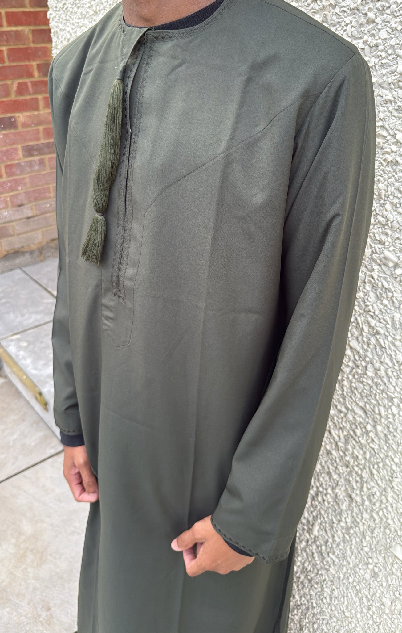 Forest Green Omani thobe