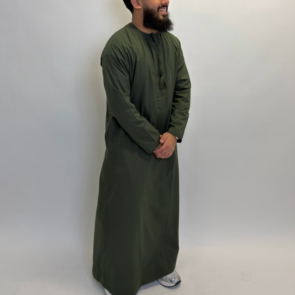 Forest Green Omani thobe